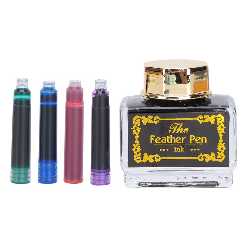 Dip Calligraphy Pen Set Feather Ink Sac Fountain Pen Gift