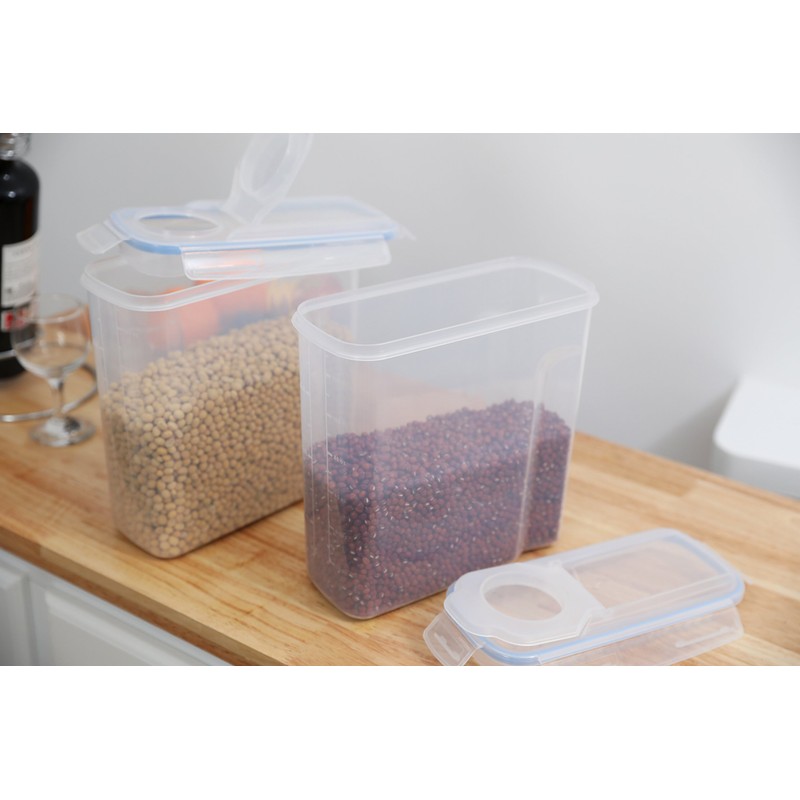 Basicwise QI003322.2 Cereal Containers, Size: 9" W x 4" L