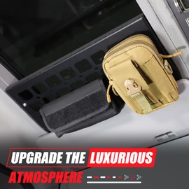 Tumukiw for INEOS Grenadier 2020-2024 Sunroof Multi-Function Rack, Driver Car Rooftop Cargo Carrier Sunroof Bag Holder Aluminum Alloy Interior Accessories (Left)