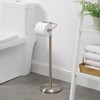 SunnyPoint Free Standing Toilet Paper Holder – Bathroom Tissue Stand
