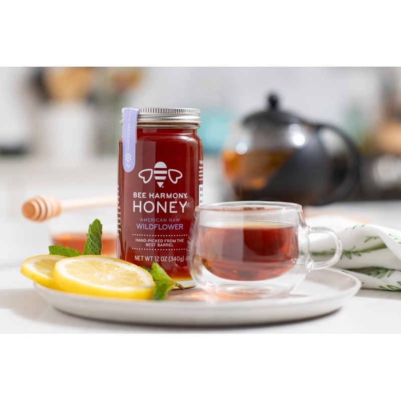 Bee Harmony Honey 5 Pack Variety Pack, Contains 5 jars,