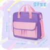 YARWO Zipper Binder Bag for Boys and Girls, 3 Ring