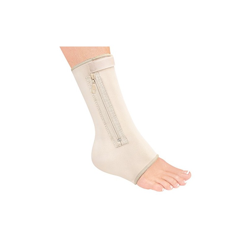 Compression Ankle Sleeve, Beige, Small