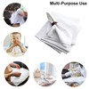 12 x luxury 100% white cotton cloth napkins 41x41 centemeter