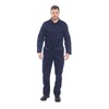 Portwest Euro Work Polyester-Cotton Overall, Navy Blue XXL