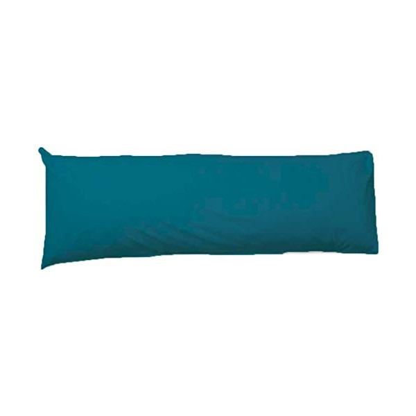 SmartMove Premium Orthopadic Bolster Hollow Fiber Filling Pillow With Multicolour Free cases (Teal, 5 FT)