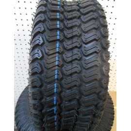 (Lot of 2) Airloc brand 6" 15x6.00-6 15x6.00x6 Tubeless Turf Tires 4 ply rated