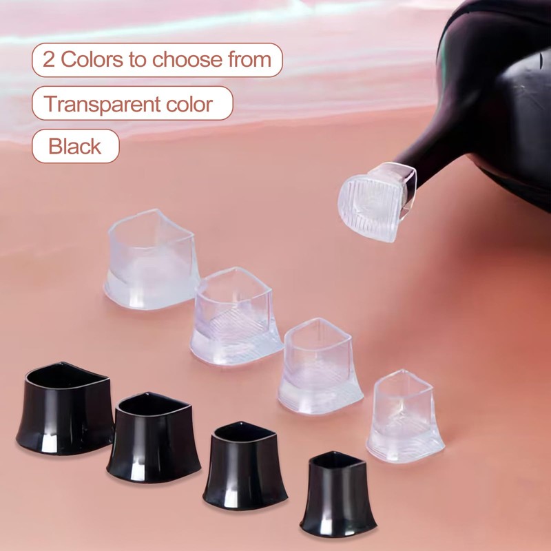8 Pairs Heel Cap Protectors for High Heel Shoes, 4