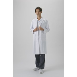 Medical Uniform Onward Lab Coat Men's Doctor Coat (Single, Examination Gown) CO-6005 White BL