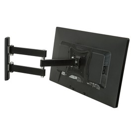 Mount-It! Full Motion TV Wall Mount | Articulating Computer Screen Bracket for 23-42 inch Screens | Fits Up to VESA 200x200mm, 66lbs Capacity