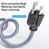 Power Cord, Goalfish 20FT/6M TV Power Cord 10A 250V Power