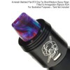 Armerah Marbled Flat 810 Drip Tip eCig Mouthpiece Short/Medium Epoxy