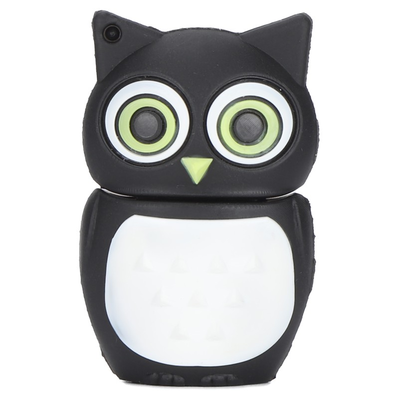 Cartoon U Disk Black Owl Appearance High Speed Bulk Storage