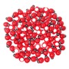 Honbay 100PCS 10x13mm Flatback Self Adhesive Tiny Wooden Ladybug Embellishments