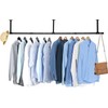 Oroonoko Industrial Pipe Clothes Rack, Heavy Duty 60inch Iron Garment