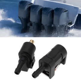 Briny River 1/4 Inch 6 mm Barb Male Female Fuel Line Quick Connector Compatible with Yamaha Outboard Motor