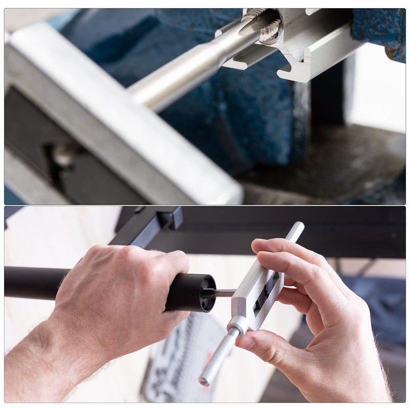 Sourcing Map Adjustable Tap Wrench Handle for Metric M1-M10 W1/16-3/8,