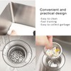 Hotis 15x15 Inch Drop In Bar Sink, Brushed Nickel Stainless