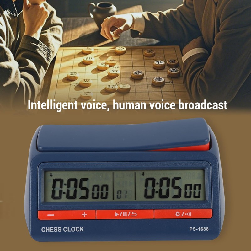 Chess Clock, Digital Chess Timer Professional with Memory Function for