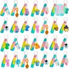 28 Pop Fidget Toy with Cartoon Keyring Party Bag Children's
