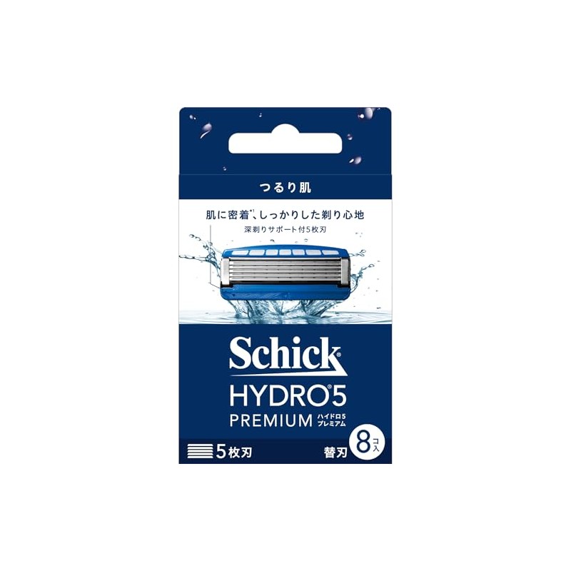 Hydro Schick Hydro 5 Premium Smooth Skin Replacement Blades (8