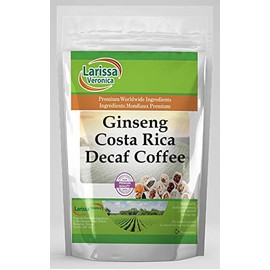 Ginseng Costa Rica Decaf Coffee (Gourmet, Naturally Flavored, Whole Coffee Beans) (8 oz, ZIN: 552141)