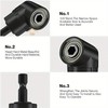 105° Angle Wrench, Black 1/4 Inch Hexagonal Bit Cordless Screwdriver