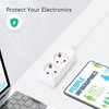 Aigostar Socket Strip 2-Way Table Socket Child Lock 3G 1.5