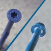 Tapcon 1/4 x 3-3/4 Inch Blue Climaseal® Hex Head Concrete