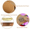 Pack of 4 Magazine Files Kraft Paper File Holder Cardboard
