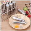 10Pcs Stainless Steel Popsicle Molds and Rack Ice Cream Popsicle