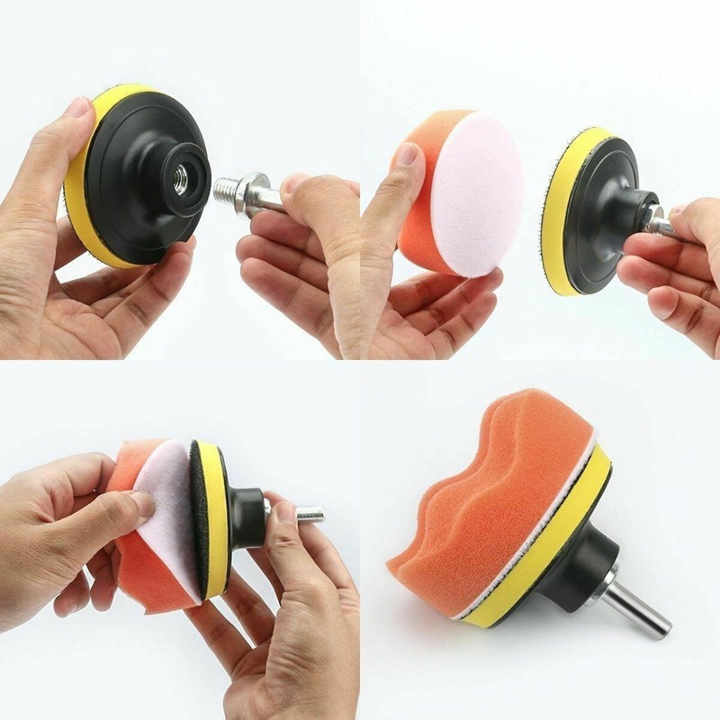 CHENGZI Car Polishing & Waxing Sponge Set Wool Wheel Polishing