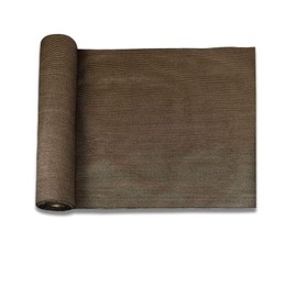 E&K Sunrise 6' x 84' Brown Sun Shade Fabric Sunblock Shade Cloth Roll, 95% UV Resistant Mesh Netting Cover for Outdoor,Backyard,Garden,Greenhouse,Barn,Plant (Customized