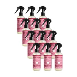 Mrs. Meyer's Room and Air Freshener Spray, Non-Aerosol Spray Bottle Infused with Essential Oils, Peppermint, 8 Fl Oz. (Pack of 12)