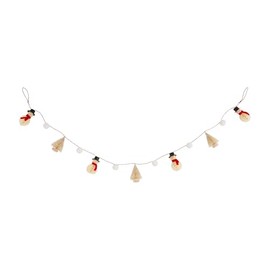 Mud Pie Classic Bottle Garland, Snowman, 3" x 60"