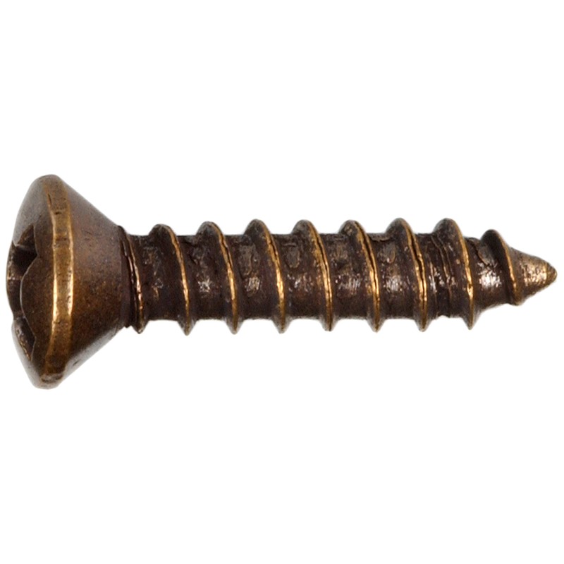 Hillman 2852 6 x 5/8-Inch Oval Head Antique Brass Decorative