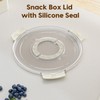 Vantency Snack Box Container, Divided Serving Tray with Lid and