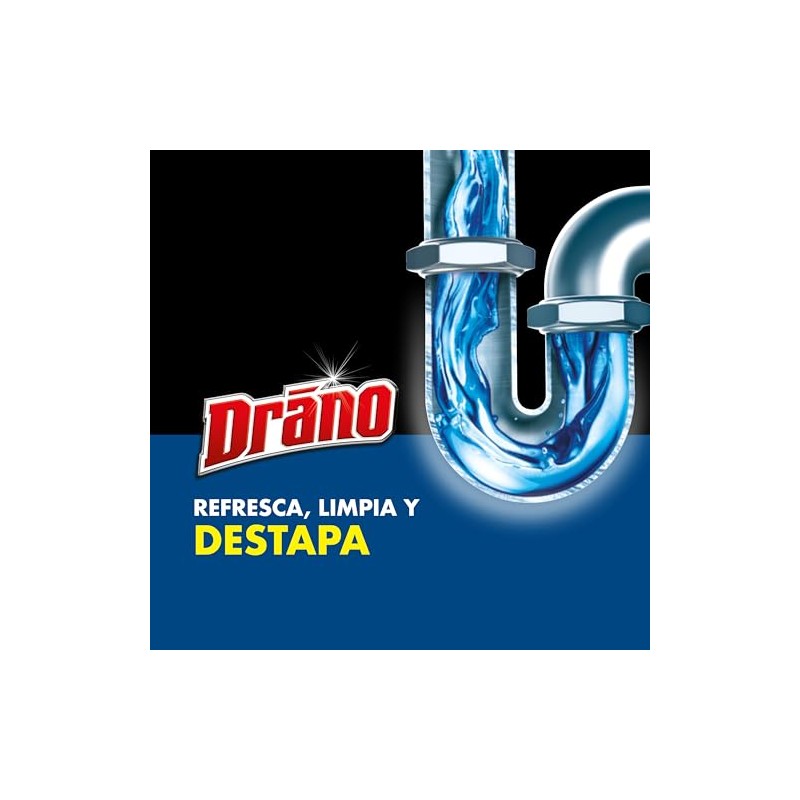 Drano Destapacaños, Espuma, Olor Neutro, Dual Force Foamer, 500 ml