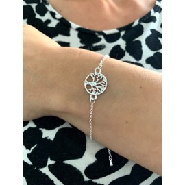 ONDEGO 2 x XXL Tree of Life Friendship Bracelets Friends Best Friend Friendship Bracelet Christmas Gift One for You (Mix (1 x Gold + 1 x Silver))