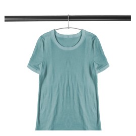 Mawa by Reston Lloyd, Euro Ultra-Thin Series, Non-Slip Space Saving Clothes Hanger, Style 40/PT for T-Shirts, Blouse, & Sun Dresses, Set of 20, Silver