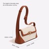 Shoulder Bag for Women Y2K Trendy Purse Vegan Leather Hobo