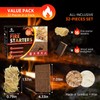 MEKER Fire Starters - Natural Fire Starters for Fireplace, Campfires,