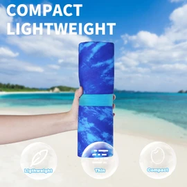 2 Pack Lightweight Thin Beach Towel Oversized 71"x32" Big Extra Large Microfiber Sand Free Towels Quick Dry for Swim Travel Camping Sports Beach Accessories Vacation Essential Gift