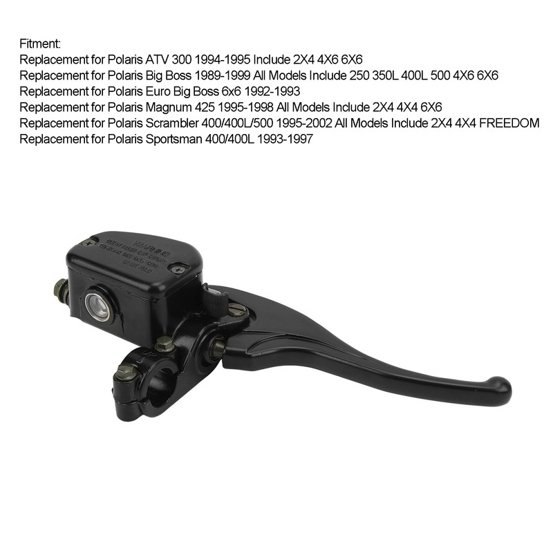 Front Master Cylinder Brake Lever Steel Alloy Replacement for Polaris
