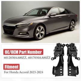 6012030AA00ZZ 1 Pair LH & RH Hood Hinges Compatible with Honda Accord 2023-2024，Replace#6017030AA00ZZ