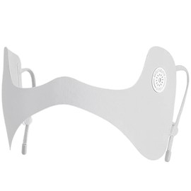 UOPR UV Protection Mask, Eye Cooling Face Cover, UPF 50+ 99% UV Protection, 95% Cool, Sun Protection, Cool to Touch, Super Lightweight (Light Gray)