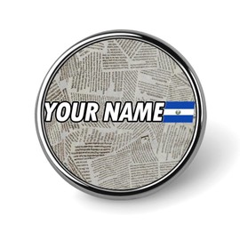 luckluccy Enamel Pins Bulk Set Pins El Salvador Flag Pins For Backpacks National Pride Patriotic Gift Hat Pins National Day Customized Name Classic Pins For Backpacks Bag Hat Accessories