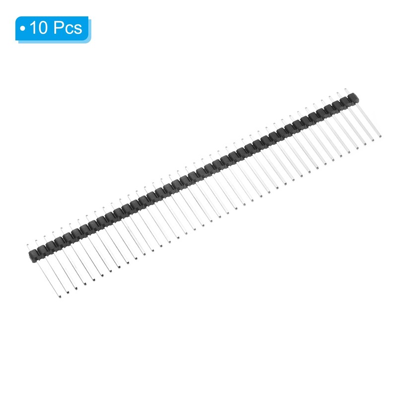PATIKIL Pack of 10 DIP Pin Header Single Row 40P