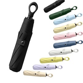 erised's bifrost Ring Handle Compact Folding UV Small Umbrella Blocking UV Protection 99.9% Coating Layer Fabric/Car/Travel Backpack/Lightweight Portable/Rain Sun Anti UPF 50/Men Women Kids