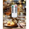 merrynights Remote Candles, 12PCS Flameless Tea Lights Candle Battery Operated